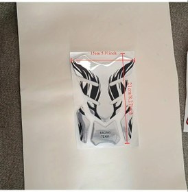 Resim Turcoshop11 Evrensel Motorcycle Balık Kılçığı Tank Koruyucu Beyaz 