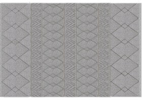 Resim KANYON BUKLELİ MAKİNE HALISI, GRİ, 120X180, 4901E 