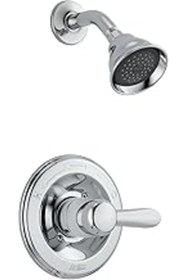 Resim SanalAMCA Store Faucet Lahara 14 Serisi Tek İşlevli Duş Bataryası Seti, 5 Püskürtmeli Duş Başlığı, Duş Kolu, Krom Du 