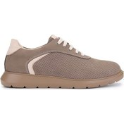Resim Tamer Tanca Erkek Hakiki Deri Bej Sneakers & Spor Ayakkabı 1093 1193 Erk Ayk Y25 Bej Nbk Zmb Bej 
