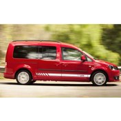 Resim Lasirius Volkswagen Caddy Edition 25 Yan Kapı Şerit Sticker Etiket Modeli 