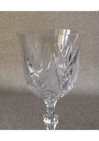 Resim 1980 Ler Avrupa Vintage Kristal Kadeh 18 Cm 