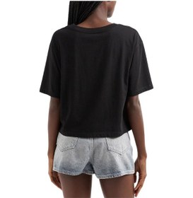 Resim Armani Kadın T-shirt Siyah 