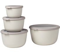 Resim Mepal Set Cirqula Round 4 Parça 350+750+1250+2250 Ml Saklama Kabı Yeşil 
