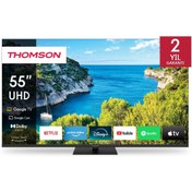 Resim Thomson 55UG5C14 55" 139 Ekran Uydu Alıcılı Ultra HD 4K Google Smart LED TV 