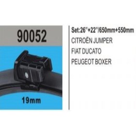 Resim Rbw Muz Tipi Silecek Cıtroen Jumper (2006›) Fıat Ducato (2006›) Peugeot Boxer (2006›) Uyumlu 