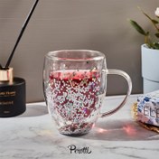 Resim Perotti Double Hearts Cidarlı Kupa 350 ml 