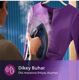 Resim Philips Serisi Azur Buharlı Ütü 260g Turbo Şok Buharlı 