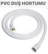 Resim ADA HIRDAVAT Pvc Örgülü Elektrikli Şofben Termosifon Duş Hortumu Beyaz / 150 Cm 