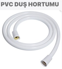 Resim ADA HIRDAVAT Pvc Örgülü Elektrikli Şofben Termosifon Duş Hortumu Beyaz / 150 Cm 