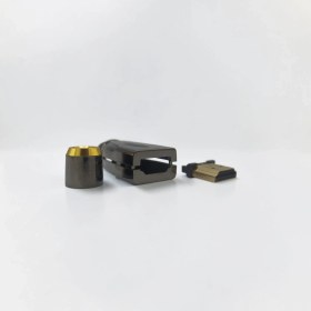 Resim Hq Speed HDMI Kablo Tamir Seti | Kopan Kablo Ucu için Altın Kaplama Erkek Uç 