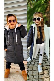 Resim ervasarekids Unisex Çocuk Kaban ?? Bir Beden Büyük Alınız 