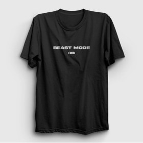 Resim Presmono Unisex Siyah Beast Mode Gym Spor T-shirt 370217tt 