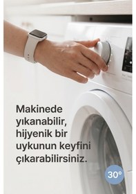 Resim Cennet Yatak Cottonsafe Tek Kişilik Sıvı Geçirmez Alez Full Kenar Lastikli Pamuk Yüzey Terletmez Beyaz 