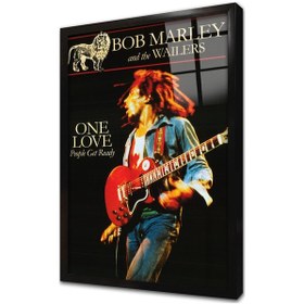 Resim Bob Marley Posteri Çerçeveli Cam Tablo 