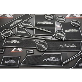 Resim Ford Mondeo 2013 - 2016 Araç Içi Silikon Kaymaz Ped Kaplama Seti (547228994) 