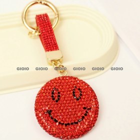 Resim Silver1 Gıoıo Yeni Mini Taşınabilir Kozmetik Ayna Kolye Anahtarlık Çanta Aksesuarları Kolye Dıy Anahtarlık (Yurt Dışından) 