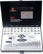 Resim Kılavuz Pafta Seti Metrik-inç 60 Parça Garaj Ekipmanları Hırdavat 