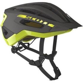 Resim SCOTT FUGA PLUS REV CE BİSİKLET KASKI DARK GREY/RADIUM YELLOW L 