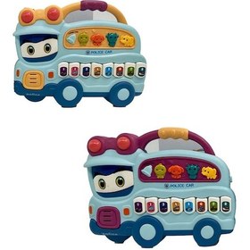 Resim Seher Oyuncak Pilli Müzikli Polis Otobüsü 855-110d 