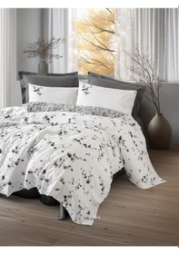 Resim Cotton Box Dual Tek Kişilik Nevresim Takımı Elaria Antrasit Antrasit 