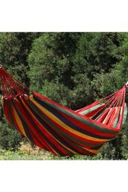 Resim Andoutdoor Double Daisy Hamak 230307-Kırmızı 