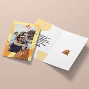 Resim Mutlu Çiftler Fotoğraflı Tebrik Kartı 