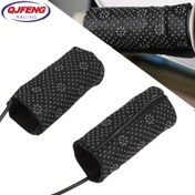 Resim Motosiklet 5V USB Isıtmalı Gidon Elektrikli Tutma Kolu Kılıfı, Kaymaz Tasarım, Soğuk Hava Koruma, Şehir Dışı İçin Uygun, Kompakt Isıtma Sistemi, Sağlam Dikişler, Yüksek Kaliteli Malzemeler, Açık Hava Meraklıları, Şehirliler İçin Bisiklet Sürenler 