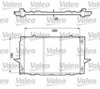 Resim RADYATÖR VOLVO C70 I V70 I 1998-2005 S70 97-00 XC70 97-02 850 93-97 AL-PL-BRZ 590-388-32 