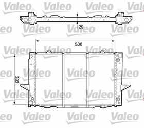 Resim RADYATÖR VOLVO C70 I V70 I 1998-2005 S70 97-00 XC70 97-02 850 93-97 AL-PL-BRZ 590-388-32 