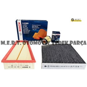 Resim W246 Mercedes B180 Benzinli Bosch Filtre Bakım Seti 2011-2018 