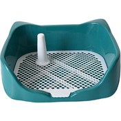 Resim Suntek Çıkarılabilir Direk Boyutlu Köpek Lazımlık Yeşil 