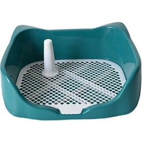 Resim Suntek Çıkarılabilir Direk Boyutlu Köpek Lazımlık Yeşil 