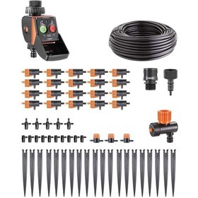 Resim Claber 90763 Timer Kit 20 Pratico Damlama Hortumlu Zamanlayıcı Set 
