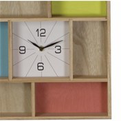 Resim Tmall Home Design Saatli Raflı Duvar Panosu 