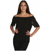 Resim Bulalgiy Kadın Siyah Carmen Bluz - Bga100221 