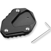 Resim Synodicmonth Morini X-cape 650 650x 2022-2024 Siyah İçin Motosiklet Ayak Ayağı Uzatma Plakası Ayak Yan Ayak Büyütme Pedi 