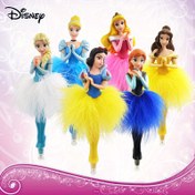 Resim Gerçek Disney Prenses Stili Tüy Kalem Yaratıcı Sevimli Hediye Siyah Tükenmez Kalem Karikatür 