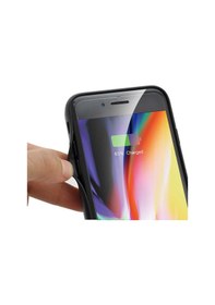 Resim Apple Uyumlu iPhone Ekılıf 6 Şarjlı Kılıf Standlı Led Göstergeli Powerbank Siyah 