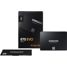 Resim 4TB 870 Evo 560MB-530MB-s Sata 2.5" SSD (MZ-77E4T0BW) 