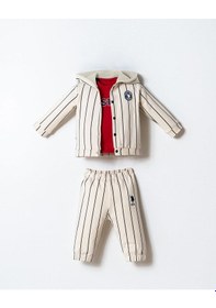 Resim U.s. Polo Assn Erkek Bebek 3 Lü Takım Kırmızı-2254 Kırmızı 