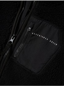 Resim Name It Nknmattıa Sherpa Unisex Çocuk Ceket 13241683 Siyah 