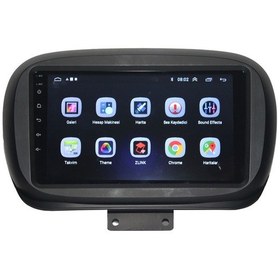Resim Fiat 500 X / 500X 2014-2022 9 inç 4-64 GB Android Carplay Multimedya 