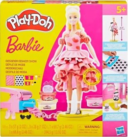 Resim Play Doh Barbie Moda Defilesi Oyun Hamuru Seti G1356 Çok Renkli 