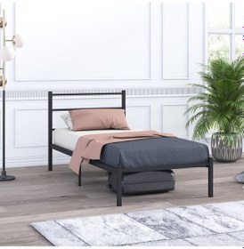 Resim Mobpazar Basic Metal Karyola 90 x 190 CM Siyah 