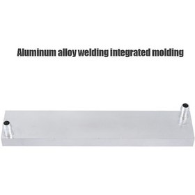 Resim Konesam Alüminyum Soğutma Bloku 40x200mm - 9.5mm Arayüz, 0.5mm İç Kanat, Bilgisayar Cpu/endüstriyel Soğutma Uygulamaları İçin Entegre Kaynaklı 