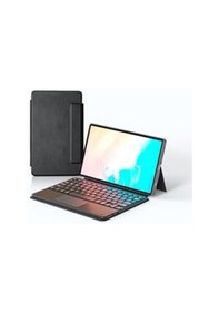 Resim - Galaxy Tab S11 Border Keyboard Bluetooh Bağlantılı Standlı Klavyeli Tablet Kılıfı - Siyah 