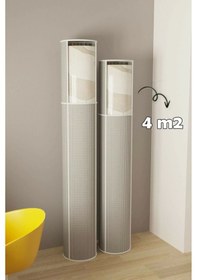 Resim 6 Lı Hava Geçiren Kapasiteli, Toz Ve Nem Koruyucu Pvc Pencereli Halı Kılıfı Hurcu 4 M² Sarı 