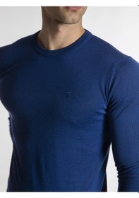Resim Trussardi Trussardı Erkek Kazak TRRD003641 Mavi 