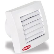 Resim 22.9x22.9 cm EC 1530E 2250 D/D 220/230 volt Monofaze Plastik Banyo & Tuvalet Aspiratörü Otomatik Panjurlu 